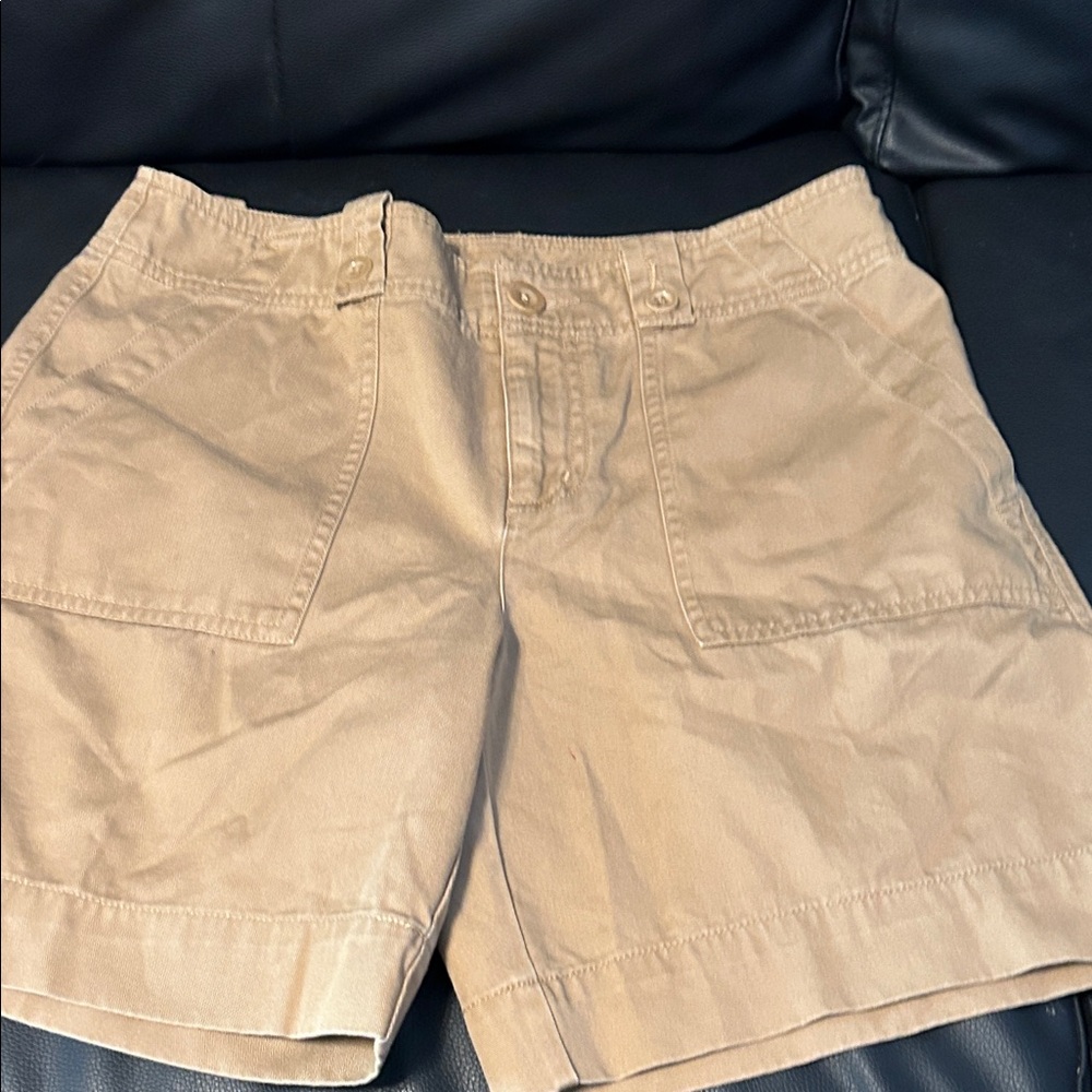 Ralph Lauren Casual Tan Shorts with Front Pockets Size 4